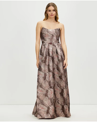 Romance by Honey and Beau - Milla Strapless Maxi Dress