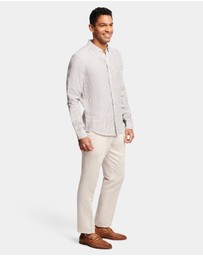 Brooksfield - Fine Striped Linen Shirt