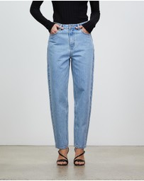 Minima Esenciales - Osa High-Rise Barrel Leg Jeans