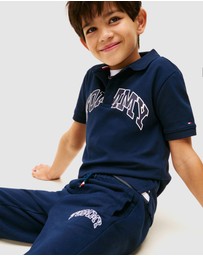 Tommy Hilfiger - Varsity Logo Print Fleece Joggers - Teens