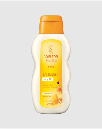 Weleda - Calendula Baby Oil, Fragrance Free, 200ml