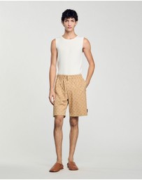Sandro - Cross Cotton Shorts