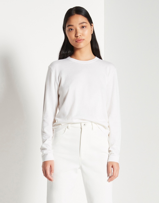 JH Lounge - JHL LS Luxe T (Luxe Cotton Cashmere) Snow