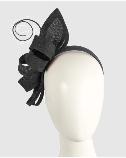 Max Alexander - Black Bow Fascinator