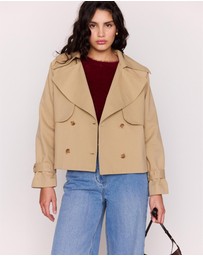 MINKPINK - Aya Cropped Trench
