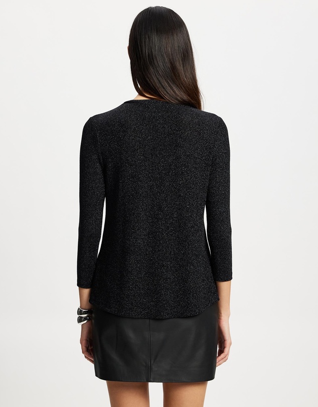 Lindsay Nicholas New York - Disco Glitter Top