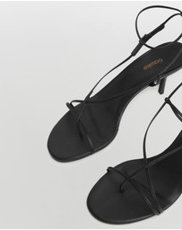 Bassike - fine strap heel