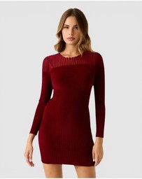 GUESS - Rowena Rib Chenille Dress