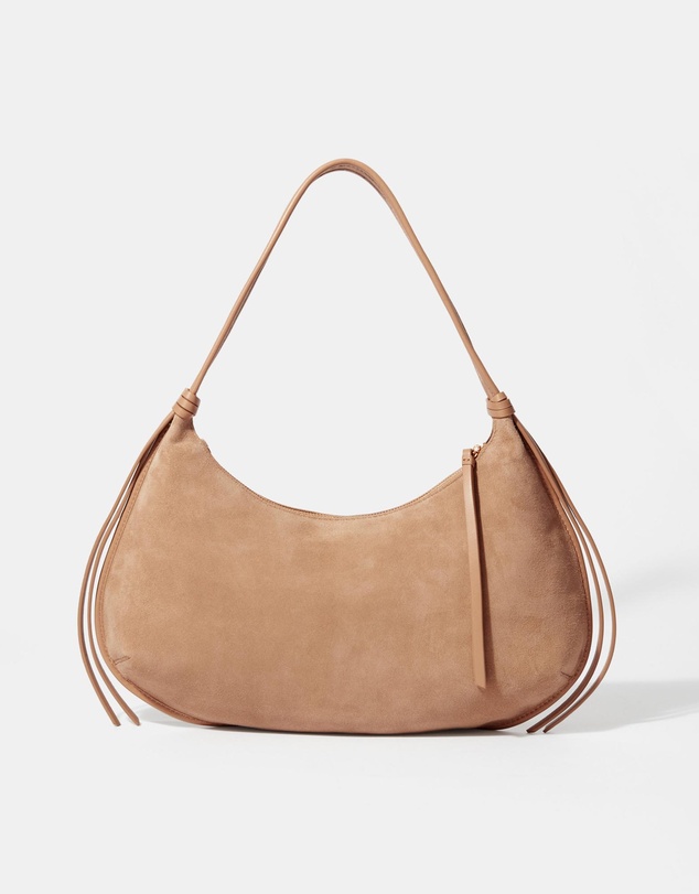 & Other Stories - Fringed Suede Shoulder Bag
