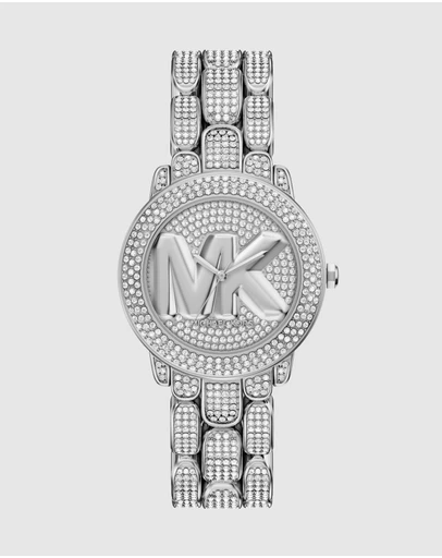 Michael Kors - Phoebe Silver Tone Analogue Watch