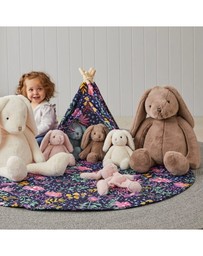 Jiggle and Giggle - Taupe Bunny Small