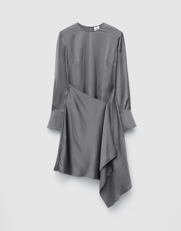 & Other Stories - Asymmetric Long-Sleeve Mini Dress