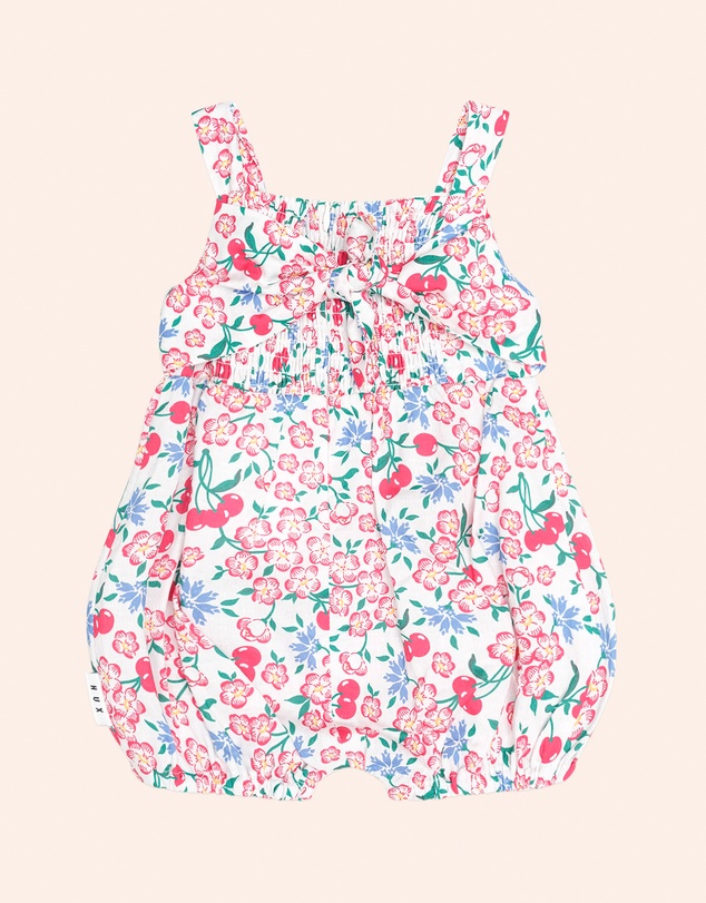 Huxbaby - Tropical Floral Tie Romper - Babies