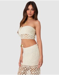 EDIKTED - Ida Crochet Tube Top