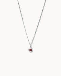 Kirstin Ash - Birthstone Necklace January Garnet