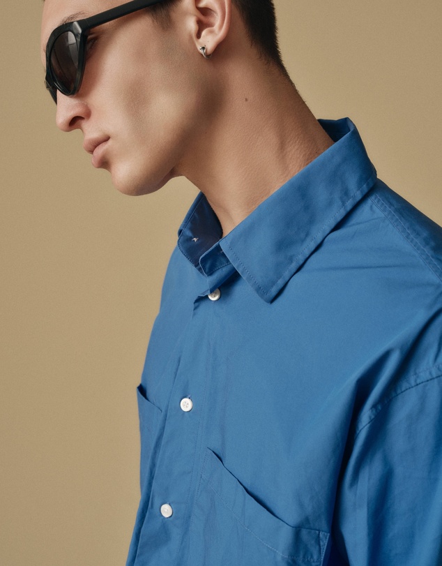 Zanerobe - Business LS Shirt Chalk Blue