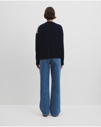 Country Road - Colour Block Merino Knit