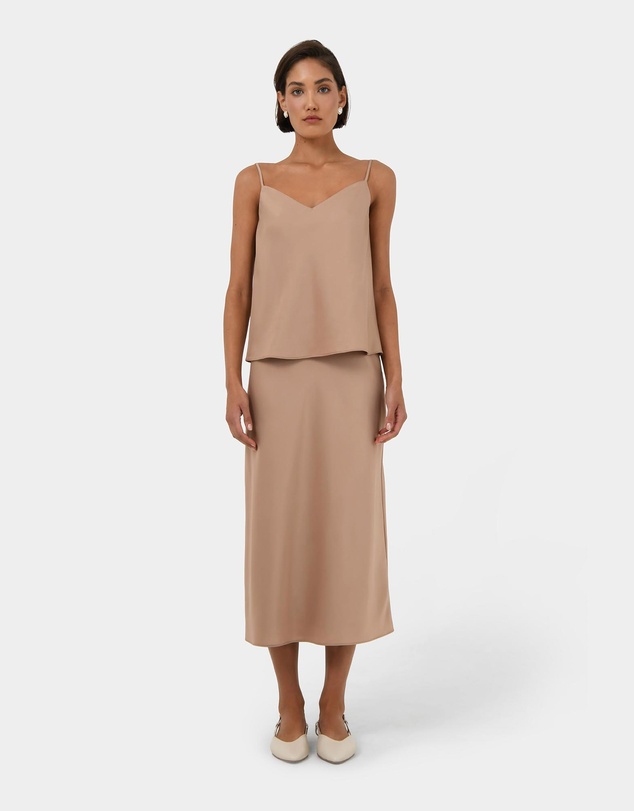 Forcast - Joy Satin V-neck Cami