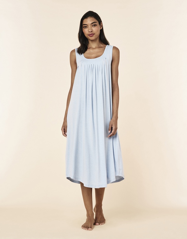 Papinelle - Kate Modal Soft Pleat Front Maxi Nightie