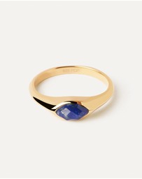 PDPAOLA - Lapis Lazuli Nomad Stamp Ring