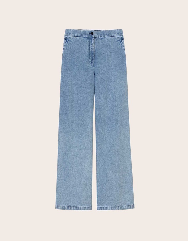 IDA+S - Adelaide Light Denim Wide Leg Jeans