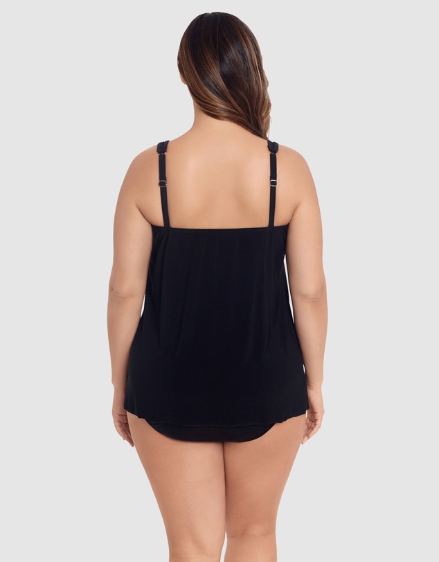 Miraclesuit Swimwear  - Mirage Floaty Layered Tankini Top PLUS