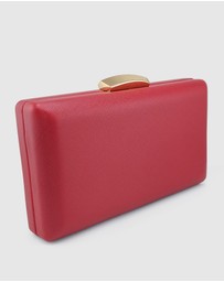 Izoa - Bianca PU Leather Clutch