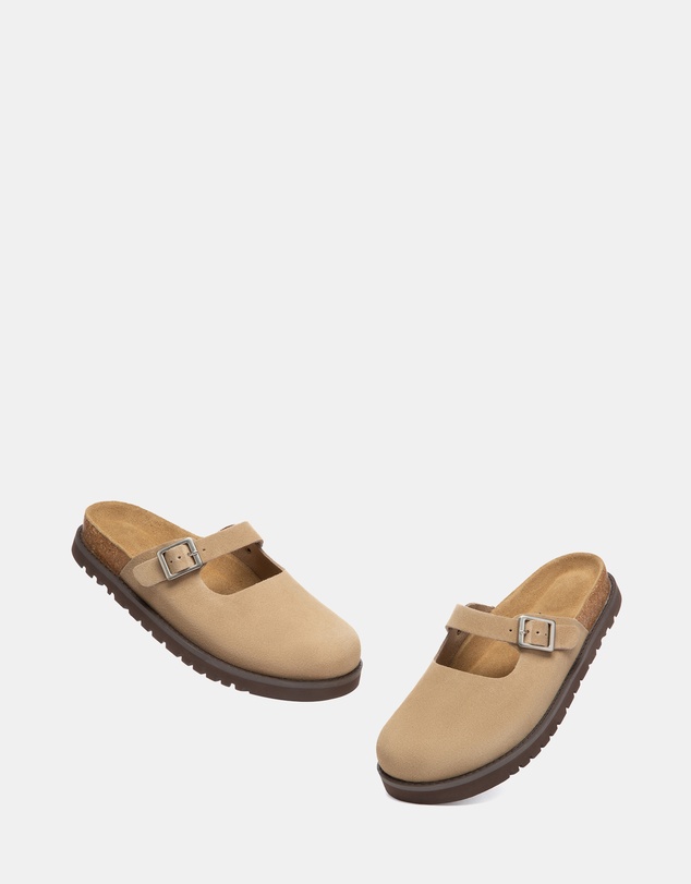 EVERAU - Australian Shepherd Ugg Brikon Cow Suede Upper Loafer Oxfords Flats