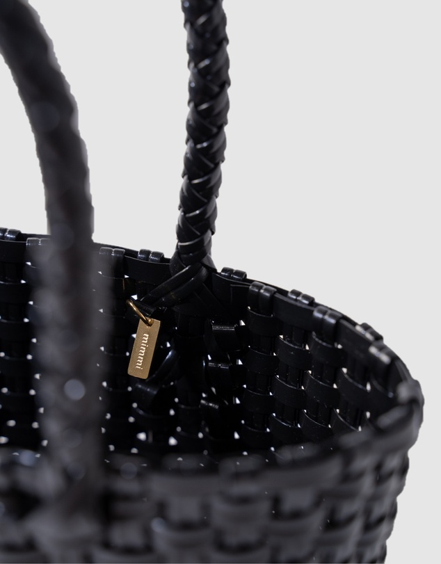 Mimmi Terra - Woven Micro Tote Nera