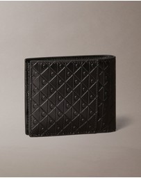 Calvin Klein - Embossed Emblem Billfold With Coin Pouch