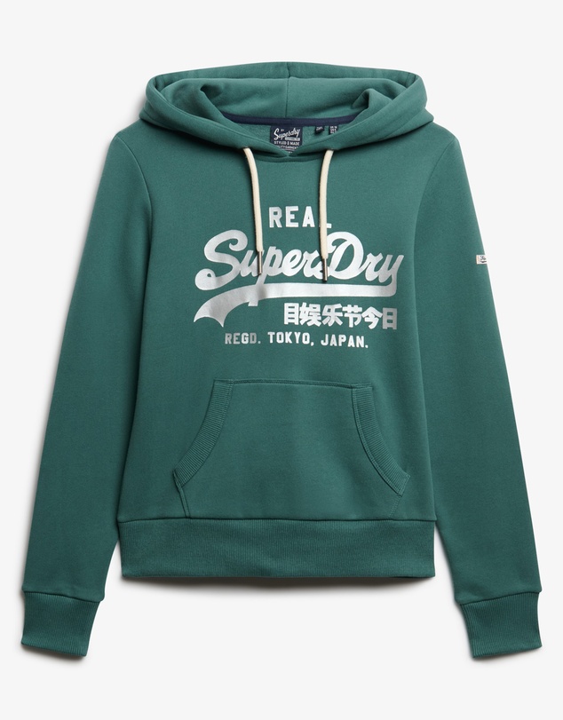 Superdry - Vintage Logo Metallic Hoodie