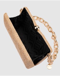 Olga Berg - Birdie Textural Handle Bag