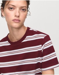 M.N.G - Striped Short-Sleeved T-Shirt