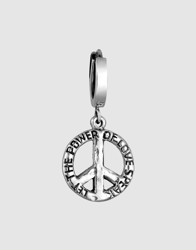 Haze & Glory - ICONIC EXCLUSIVE - Earrings Peace Hoop 925 Sterling Silver