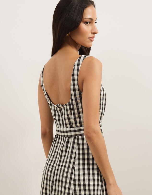 Atmos&Here - Grace Gingham Midi Dress