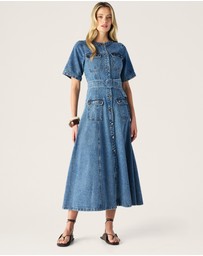 MOS The Label - Aveline Denim Dress