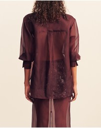 Shona Joy - Tibby Silk Organza Shirt