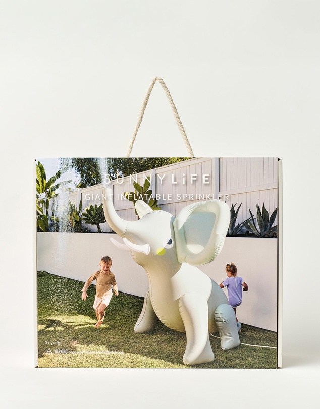 Sunnylife - Eli the Elephant Inflatable Giant Sprinkler - Babies