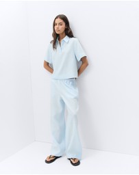UNISON - Collared Popover Shirt