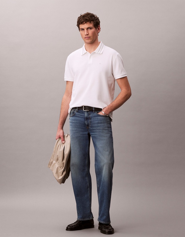 Calvin Klein Jeans - Casual Pique Classic Tipped Polo Shirt