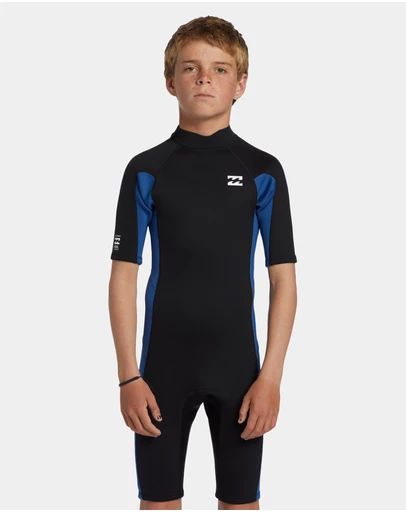 Billabong Kids - Boys 8-14 2/2 Foil Back Zip Springsuit