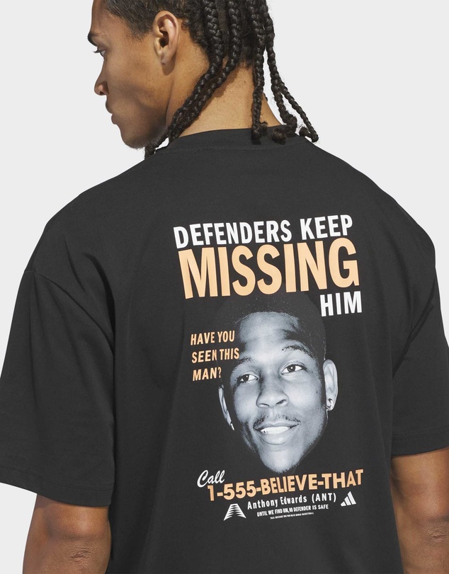 adidas Performance - Anthony Edwards Face Graphic T-Shirt Mens
