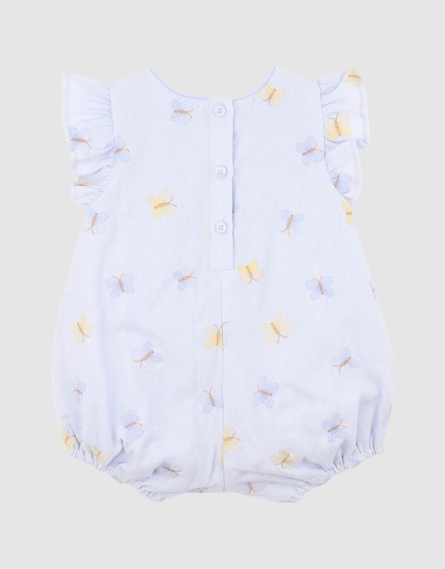 Bebe by Minihaha - Libby Embroidered Butterfly Romper - Babies