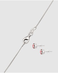Elli Jewelry - Jewelry Set Crystal 925 Sterling Silver