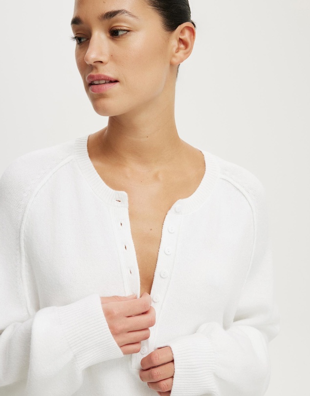 Cotton On - Everfine Oversized Henley Knit