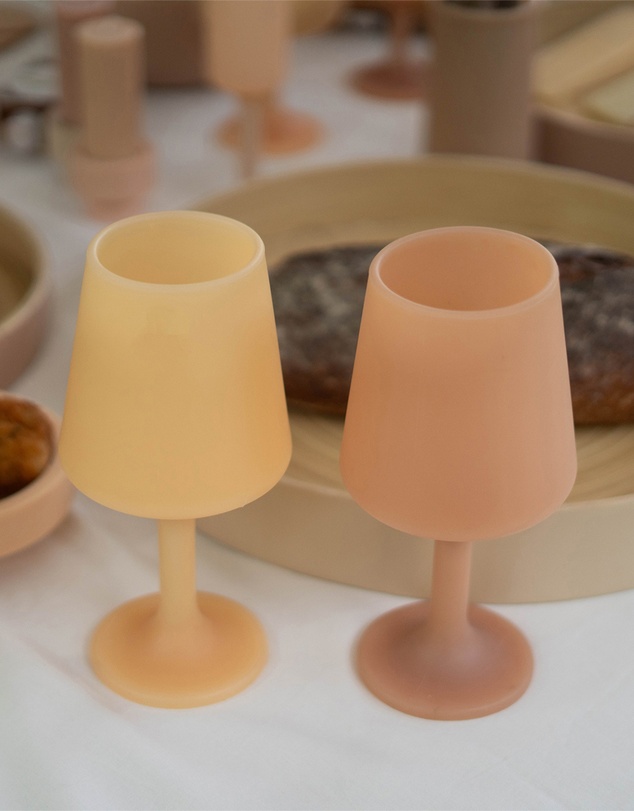 porter green - swepp | silicone unbreakable wine glasses