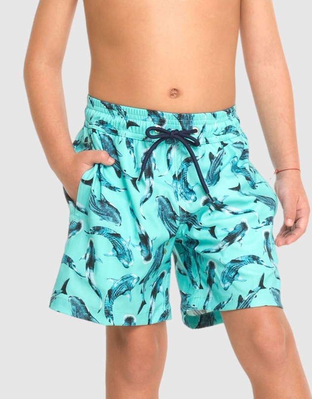 Tolu Australia - Boys Swim Shorts With Whale Sharks