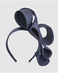 Max Alexander - Large Loops Navy Racing Fascinator