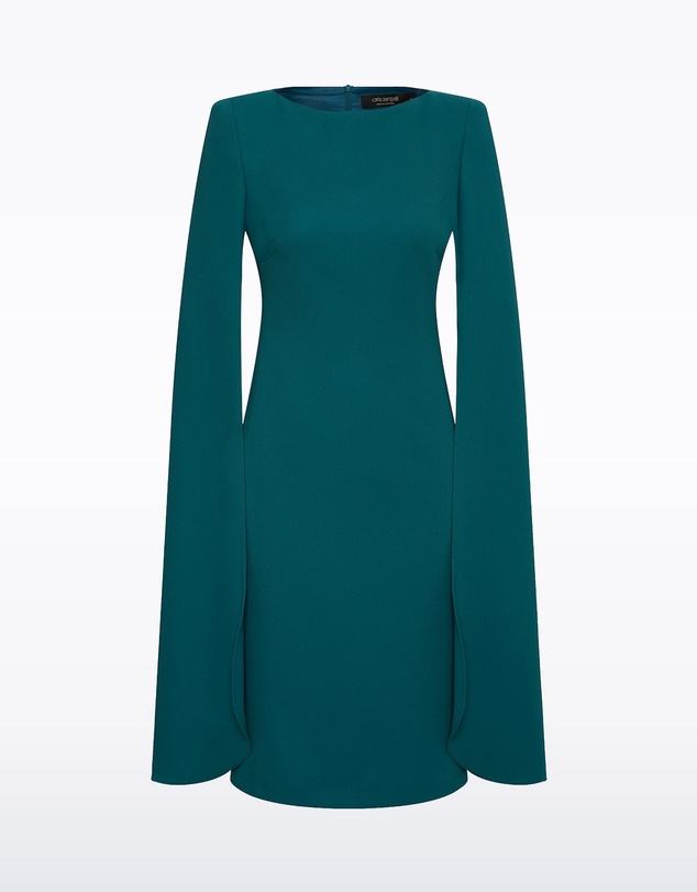 Carla Zampatti - Serpentine Crepe Lovero Midi Dress