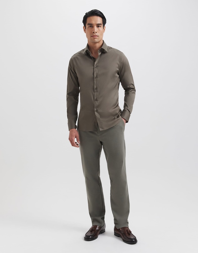SABA - Stretch Poplin Slim Shirt